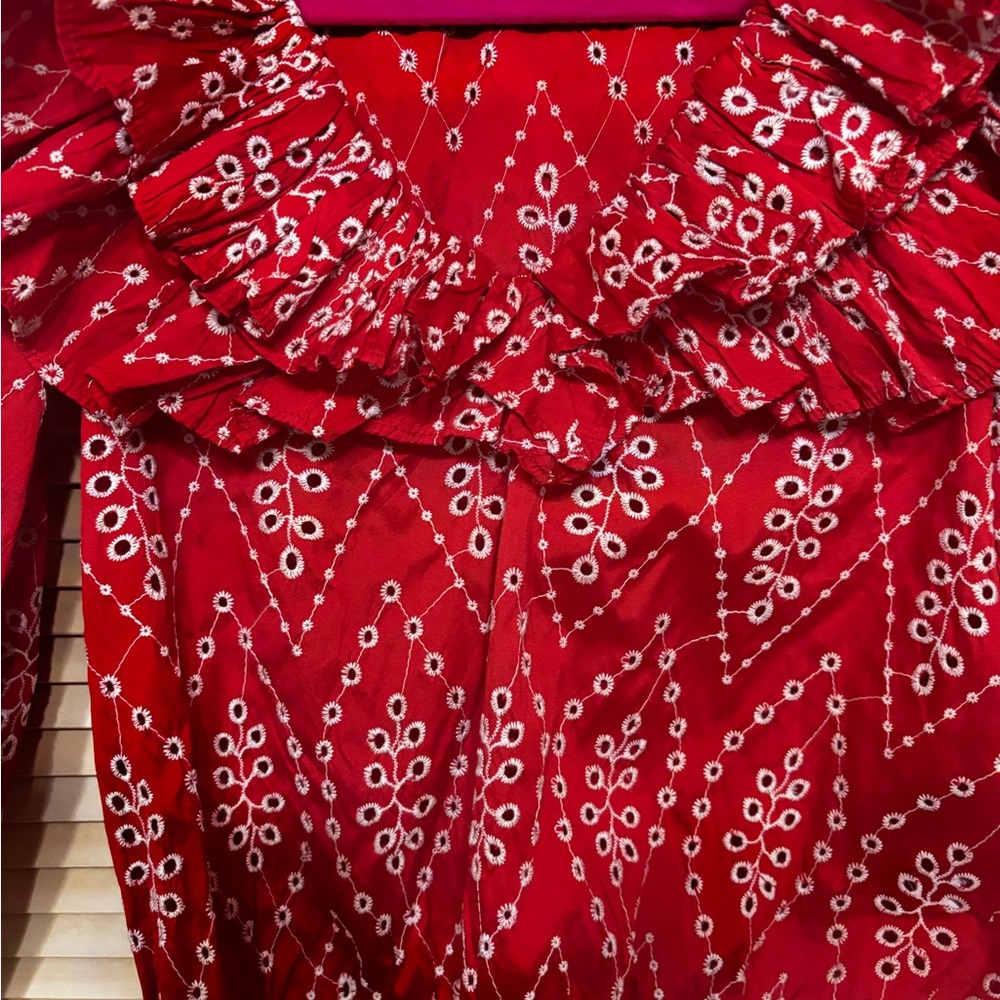 Zara Bandana Ruffle Top - Picture 3 of 3